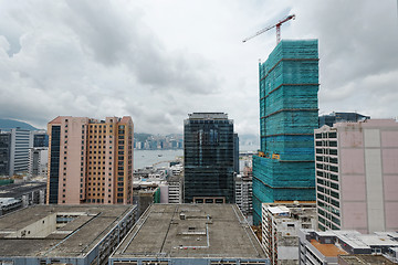 Image showing office buildings at day, hongkong