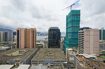 Image showing office buildings at day, hongkong