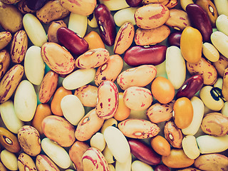 Image showing Retro look Beans salad