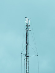 Image showing Telecommunication aerial tower