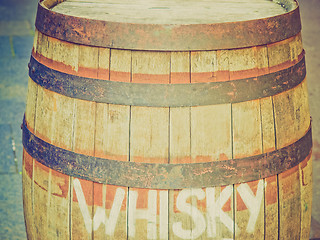 Image showing Retro look Barrel cask