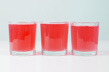 Image showing Pink grapefruit juice