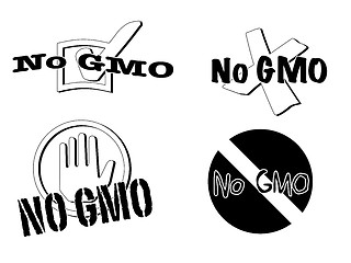 Image showing no gmo symbols