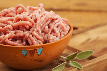 Image showing Raw mince