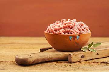 Image showing Raw mince