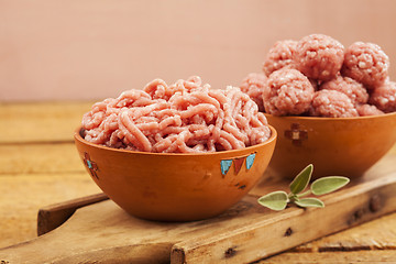 Image showing Raw mince