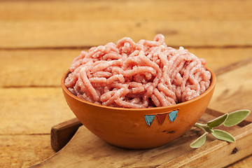 Image showing Raw mince