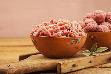 Image showing Raw mince