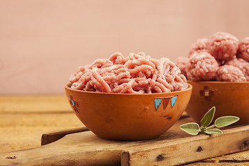 Image showing Raw mince