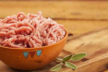 Image showing Raw mince