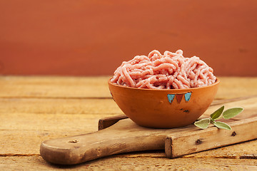 Image showing Raw mince