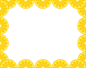 Image showing Lemon frame