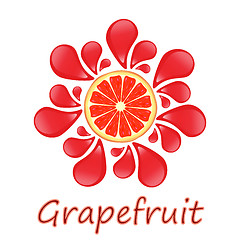 Image showing Juicy grapefruit