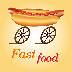 Image showing Fast food