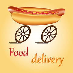 Image showing Fast food delivery