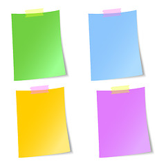 Image showing Blank sheets of paper