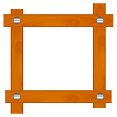 Image showing Wooden frame