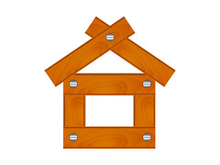 Image showing Simple wooden home