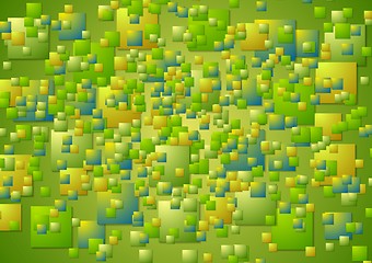 Image showing Abstract squares pattern