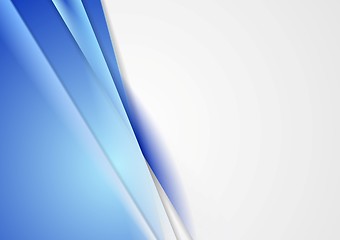 Image showing Abstract blue vector background