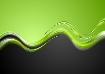 Image showing Bright contrast waves design