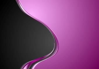 Image showing Abstract wavy background