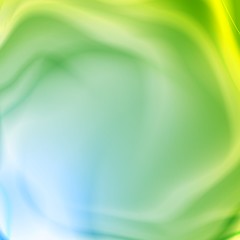 Image showing Abstract blue and green background