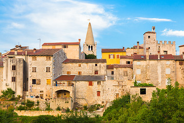 Image showing Panoramic view of Bale village, Croatia.