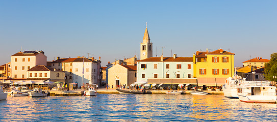 Image showing Panoramic view of Fazana village, Croatia.