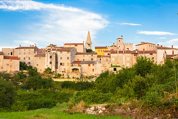 Image showing Panoramic view of Bale village, Croatia.