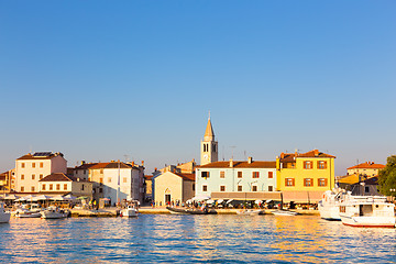 Image showing Panoramic view of Fazana village, Croatia.