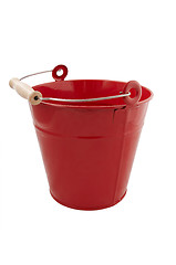 Image showing red bucket