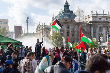 Image showing Anti-war meeting action in Europe