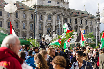 Image showing A rally against the war in Gaza