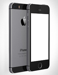 Image showing iPhone 5s with blank screen