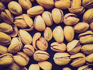 Image showing Retro look Pistachios picture