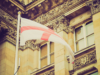 Image showing Retro look England flag