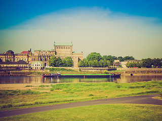 Image showing Elbe river in Dresden