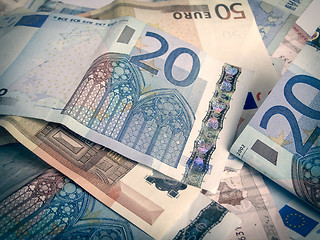 Image showing Retro look Euros picture