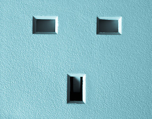 Image showing British plug socket