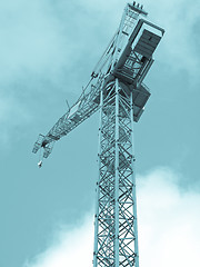 Image showing A crane