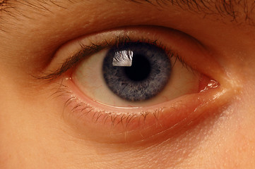 Image showing Close-up of eyeball