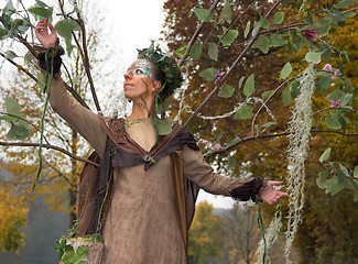 Image showing autumn fairy