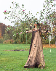 Image showing autumn fairy