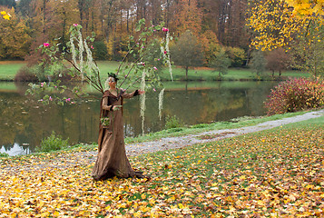 Image showing autumn fairy