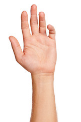 Image showing Man hand