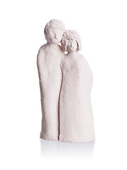 Image showing Clay statue of a couple