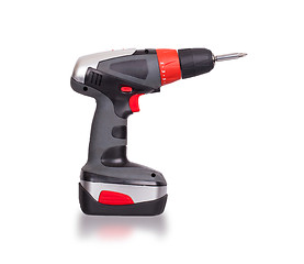 Image showing Cordless screwdriver or power drill