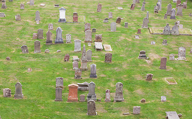 Image showing Old Scottish graveyard