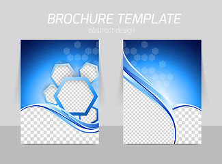 Image showing flyer template design